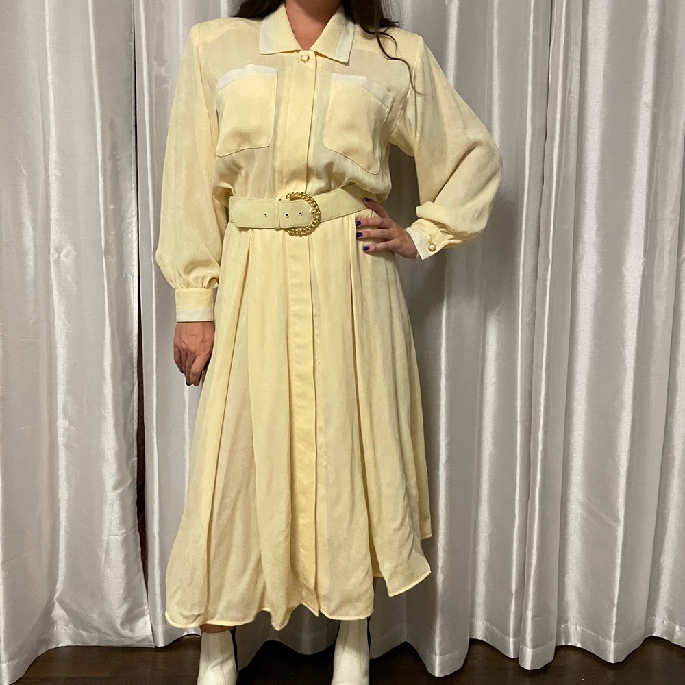 Vintage yellow dress